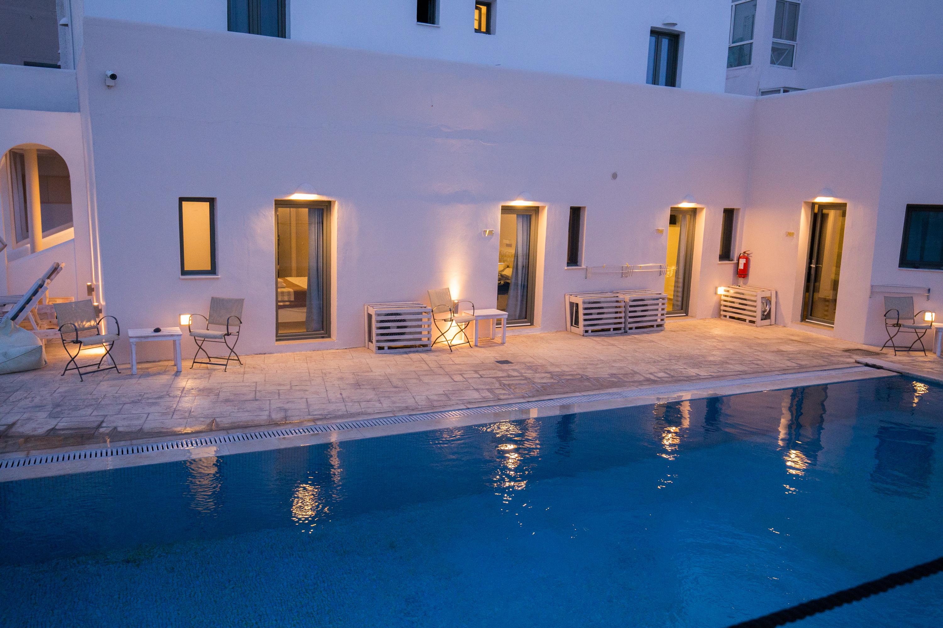 Omiros Hotel Мессария Экстерьер фото