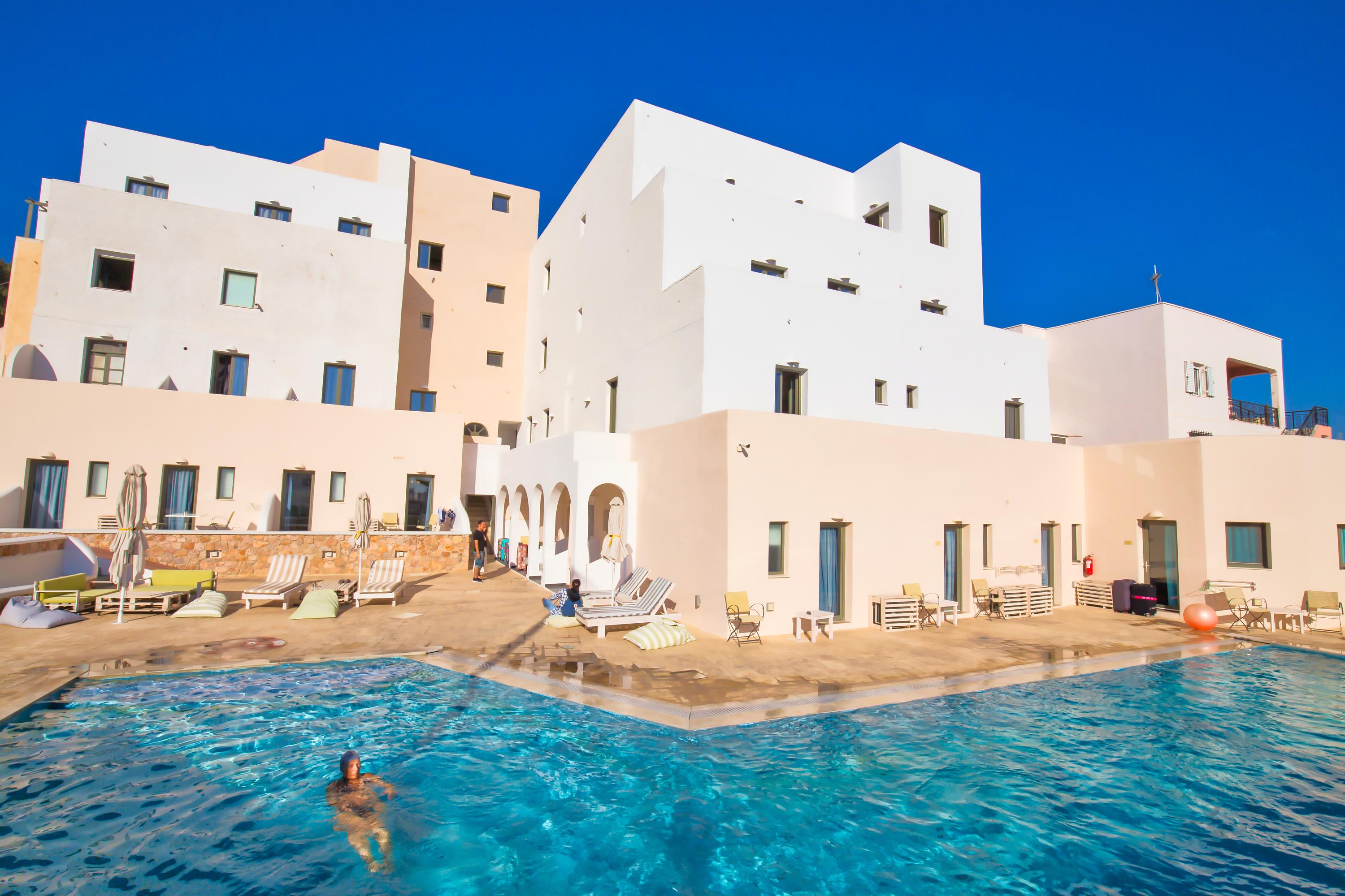 Omiros Hotel Мессария Экстерьер фото